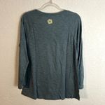 Natural Life  Take It Easy Graphic Long Sleeve Boho Tee Womens Size Large NWT Photo 3