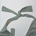 J.Crew Sage Green Halter Bikini Top Med no padding top only Photo 2