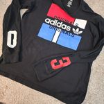 Adidas Long sleeve black t-shirt. Junior Size Small. Photo 1