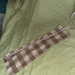 None Vintage Wool scarf earth tones FLAWLESS Photo 2