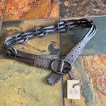 Nine West  Brown Leather Belt NWT Photo 0