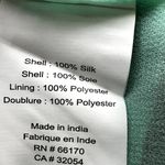 Anthropologie  Anupamaa Minted Terra Maxi Skirt Striped A Line Silk Green XS Photo 3