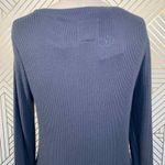 Chaser NWT  One Heart Rainbow Love Rib Peplum Sleeve Shirttail Tee Gray‎ Size XS Photo 6