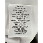 Rachel Zoe  Striped Linen Blend Vest Women’s Size L NWT Tailored Waistcoat Photo 4