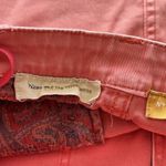 Anthropologie Pilcro 4 Chino A Line Short Button Front pink skirt Photo 2