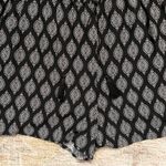 Mossimo Printed Sleeveless Romper with Tassel Drawstring White Size XXL Photo 1