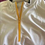 PINK - Victoria's Secret VS Pink Gym To Swim Half Zip Crop Top L Sunshine On My Mind LS Sporty Athletic Photo 4