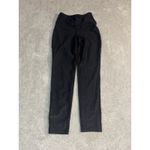 Good American Black Shiny Glitter Look Leggings Size 0 Photo 1