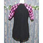 Southern Stitch NWT Black Pink T-Shirt Top Size M "Loads Of Love" Short Sleeve Photo 4