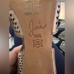 Joie  Rose Gold Laser Cut Lace Up Open Toe Elvie Booties Size 6.5 Photo 5