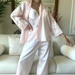 Oscar de la Renta Vintage Satin Sleep Set Photo 1