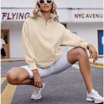 Zeagoo  size large sweatshirt quarter zip, stand-up collar Photo 6