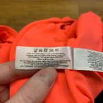 New Look  Ruffle One Piece Swimsuit Womens Size‎ 8 Pink Coral High Cut Open Back Photo 3