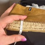 Fabiolas Fringed Suede Loafers in Tan Orange Size 10.5 Photo 2