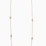 Kate Spade NWT Lady Marmalade Scatter Necklace in Rose Gold Glass Photo 0
