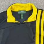 Ralph Lauren Lauren Active Womens XL Jacket Black Yellow Full Zip Track Photo 1