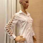 Sharagano  button up blouse. Size M Photo 4