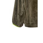 J. America Kori America Women's Top Half Zip Velvet Pullover Long Sleeve Green Small NWT Photo 1