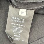 Balenciaga  draped front wool mini skirt back sz 38 Photo 3