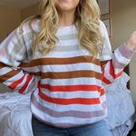 COLOR block knit sweater Photo 1