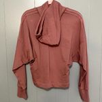 Adidas Rosa Pink Embroidered ALL SZN French Terry 3-Stripes Oversized Hoodie S Photo 4