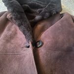Maximilian Alta Moda at Bloomingdales shearling brown coat size small Euc Photo 5