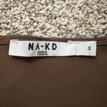 NA-KD  brown cowlneck off the shoulder top size S Photo 5