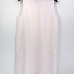 Saks 5th Avenue SAKS FIFTH AVENUE Linen Sleeveless Shirt Dress Light Pink L Photo 8