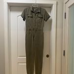 Young Fabulous and Broke YFB Jumpsuit Womens Small Olive Utility Short Sleeve Photo 1