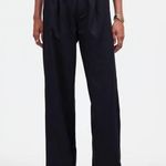 Madewell NWT Slouchy Straight Pants in Drapey Twill Petite Photo 4