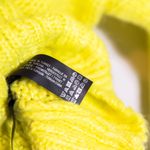 ZARA  Wool Mohair Knit Stretch Oversized Kangaroo Pocket Pullover Hoodie Sweater Photo 2