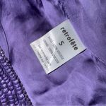 Retrofete Gabrielle Sequin Metal Purple Wrap Robe Mini Dress Sz S Photo 7