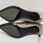 Calvin Klein Womens Grazia Ankle Boots Booties Beige Studded Pointed Toe 9.5 Photo 9