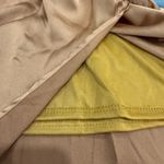 Le lis  Terracotta Maxi Skirt Size XS Glam Lux Satiny Photo 4