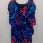 Aqua Green New Agua Green ruffle layered swim tops size XL Photo 2