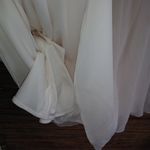 After Six  16 Eggshell Halter Formal Dress Plus Photo 4