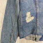 BLANK NYC  Distressed Raw Hem Denim Jean Jacket size S Small Photo 6