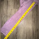 Zyia  Active Light Lilac Purple Floral Print Cropped Leggings Size 4 EUC Pockets Photo 10