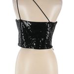 H&M Black Sequin Sleeveless Top Photo 1
