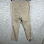 Free People Brown White Striped High Rise Frankie Skinny Jeans Photo 6