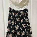 Papaya  White Lace Detail Dress Photo 0