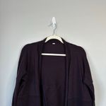 LULULEMON Sit In Lotus Wrap II Black Cherry Purple Athletic Cardigan Sweater 6 Photo 4