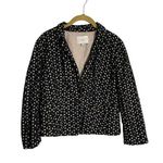 Loft  Eyelet Black Nude Blazer 2 Button 6 Photo 0