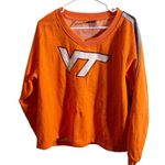 Colosseum Womens XL Orange VT V-Neck Long Sleeve Shirt Made In China Photo 0
