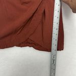 Free People  Dylan V-neck Wine red Wrap Mini dress. Sz M minimalist Photo 7