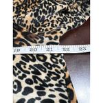 Natori Cheetah Print Long Sleeve Top Women's Size L Loungewear Casual Velour Photo 5