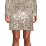 Preston & York  Silver Long Sleeve Dress Photo 0
