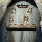 Driftwood  Women's Light Blue Embroidered Jacket Photo 5
