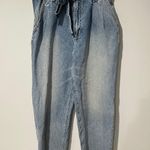 Abercrombie & Fitch Mom Jeans Paper Bag Waist Photo 2