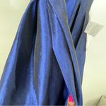 Mac Duggal 12225 Sapphire Front Slit Square Neck Ballgown With Train, Size 6 Photo 9